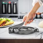 Cast Iron Tortilla Press for Quesadillas and Rotis