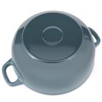 Flavehc 3.8 qt Slateblue Cast Iron Dutch Oven