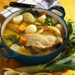 Flavehc 3.8 qt Slateblue Cast Iron Dutch Oven