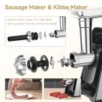 Electric Meat Grinder, 3000W Heavy Duty with Blades
