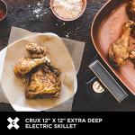 Crux 12" Nonstick Electric Skillet with Probe