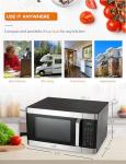 Commercial Chef 1.6 Cu. Ft. Microwave with Safety Lock