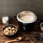 Aroma Stainless Steel Rice Cooker & Warmer, 3-Cup