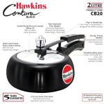 Hawkins 2L Contura Black Pressure Cooker