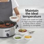 Hamilton Beach 6-Quart Slow Cooker with 3 Settings