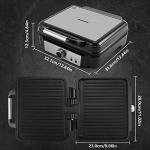 MONXOOK 4-Slice Non-Stick Panini Press Grill