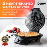 Mueller Heart Norwegian Waffle Maker with Controls