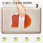 HONGBAKE Nonstick Baking Sheet Pan Set of 3