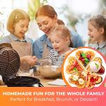 Mueller Heart Norwegian Waffle Maker with Controls
