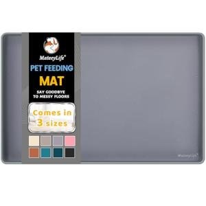 Silicone Pet Feeding Mat for Floors - Waterproof & Non-Slip