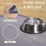 Silicone Pet Feeding Mat for Floors - Waterproof & Non-Slip