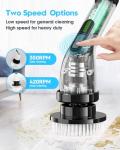 Highyes Cordless Electric Spin Scrubber for Bathrooms