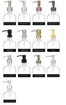 Rail19 Chrome Glass Soap Dispenser with Pump