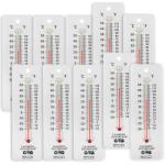 Set of 10 Easy-Read Dual-Scale Thermometers