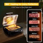 CANDY 7-IN-1 Indoor Grill and Air Fryer Combo