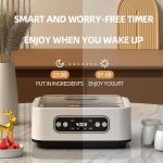 9-Jar Probiotic Yogurt Maker with Temp Control