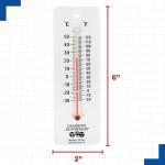 Set of 10 Easy-Read Dual-Scale Thermometers