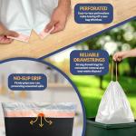 Heavy Duty 18 Gallon Trash Compactor Bags - 60 Pack