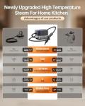 Handheld 2500W Steam Cleaner with 1.69 Quart Tank