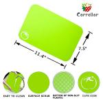 Flexible Plastic Cutting Board Mats Set of 4