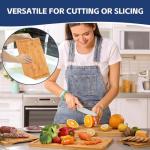 Hiware Bamboo Cutting Board Set with Juice Groove