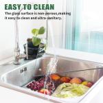 Tempered Glass Cutting Board, 12x16 Inches, Non-Slip