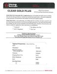 TTL Clear Gold Plus Food Grade Lubricating Grease 3.5 oz