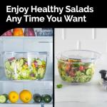 Multi-Use Salad Spinner with Storage Lid