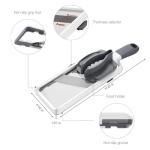 ZKIRON Adjustable Stainless Steel Mandoline Slicer
