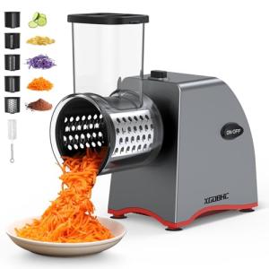 Electric Cheese Grater and Salad Maker with Blades