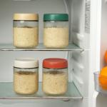 EONJOE 4-Pack 16oz Glass Mason Jars
