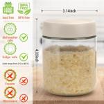EONJOE 4-Pack 16oz Glass Mason Jars