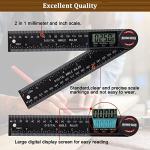 Digital Angle Finder Protractor with 7-Inch Ruler