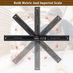 Digital Angle Finder Protractor with 7-Inch Ruler