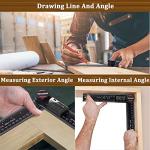 Digital Angle Finder Protractor with 7-Inch Ruler