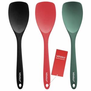 Silicone Spatula Spoon Set - Heat Resistant 3 Pack