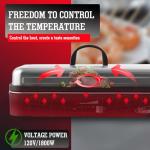 Artestia 1800W Electric Smokeless BBQ Grill