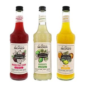 Monin Cocktail Mixers Variety Pack - 3 Flavors