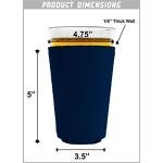 Feelings Pint Glass Coolie - Black Design