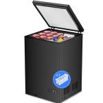 Kismile 3.5 Cu Ft Chest Freezer with Baskets