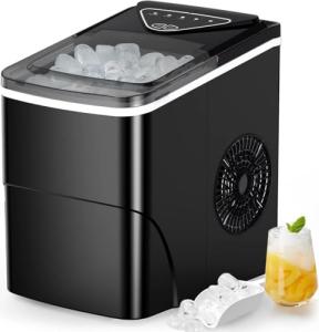Silonn Portable Countertop Ice Maker - 26lbs Capacity