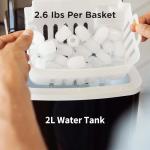 Silonn Portable Countertop Ice Maker - 26lbs Capacity
