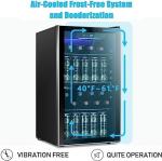 Antarctic Star 26-Bottle Beverage Refrigerator with Glass Door