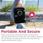 Portable Mini Fridge with Built-In Speaker