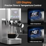 20 Bar Espresso Machine with Milk Frother