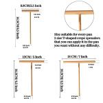 Crepe Spreader & Spatula Set, 4 Pieces