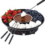 Kusini Electric Fondue Pot Set with Forks