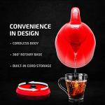 OVENTE 1.7L Electric Kettle with Auto Shut-Off