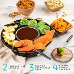 Kusini Electric Fondue Pot Set with Forks