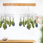 Stainless Steel Herb Drying Rack with 30 Hooks